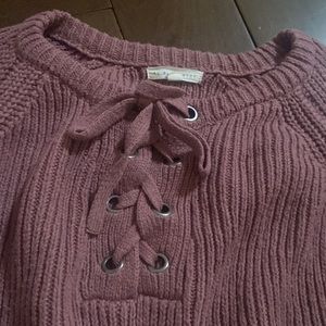 LA HEARTS women’s light mauve/ pinkish purple sweater size Medium